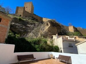 vistas al castillo de la yedra